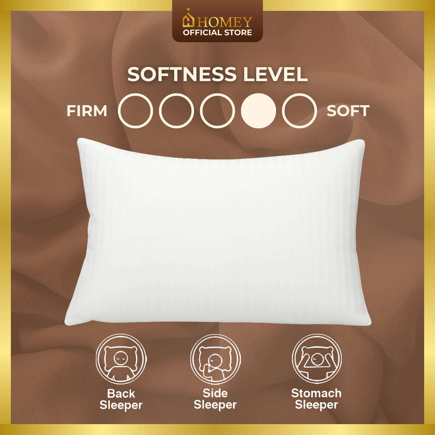 Homey Cloud Body Pillow 18x36inch – Long White Body Pillow for Sleeping, Pregnancy, Side Sleepers, and Bed Support