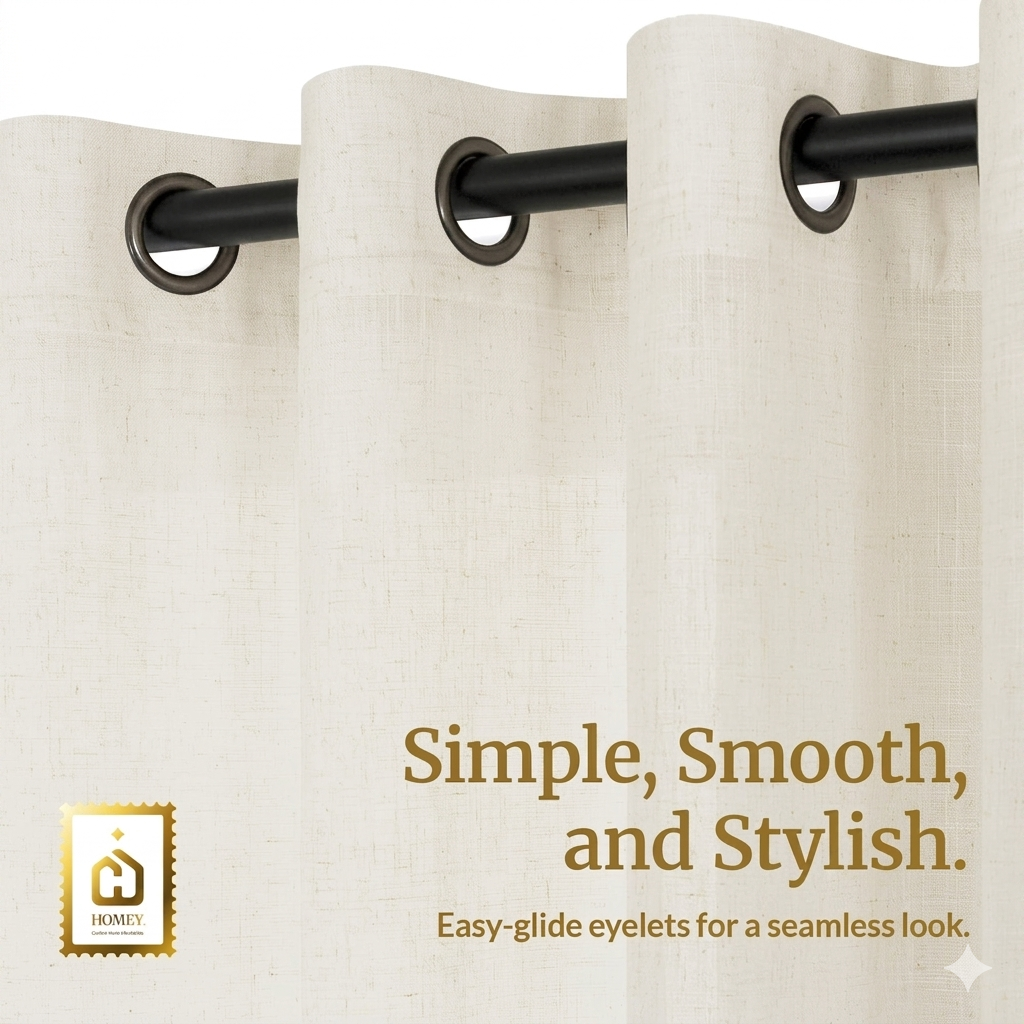 Homey Curtains: Linen Collection