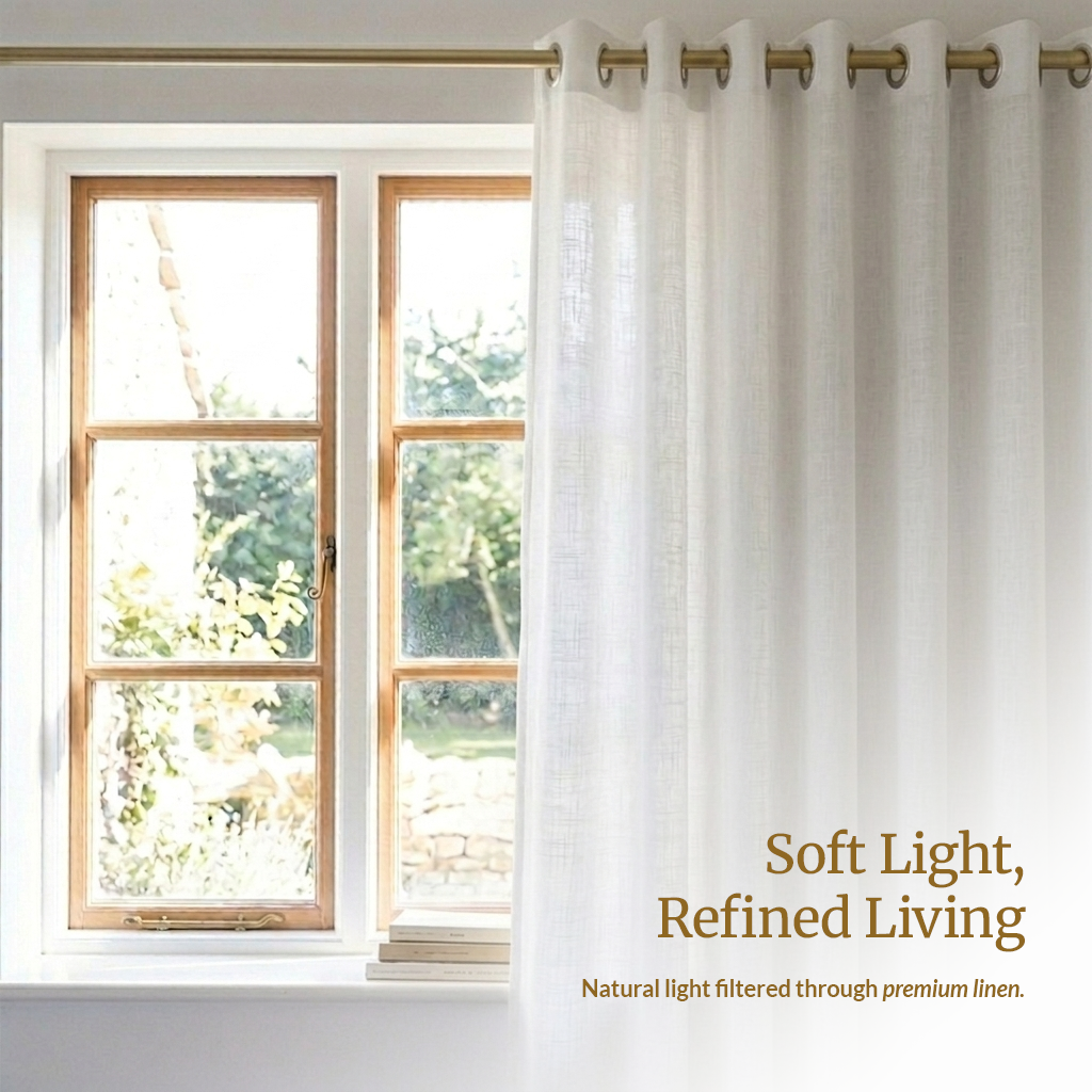 Homey Curtains: Linen Collection