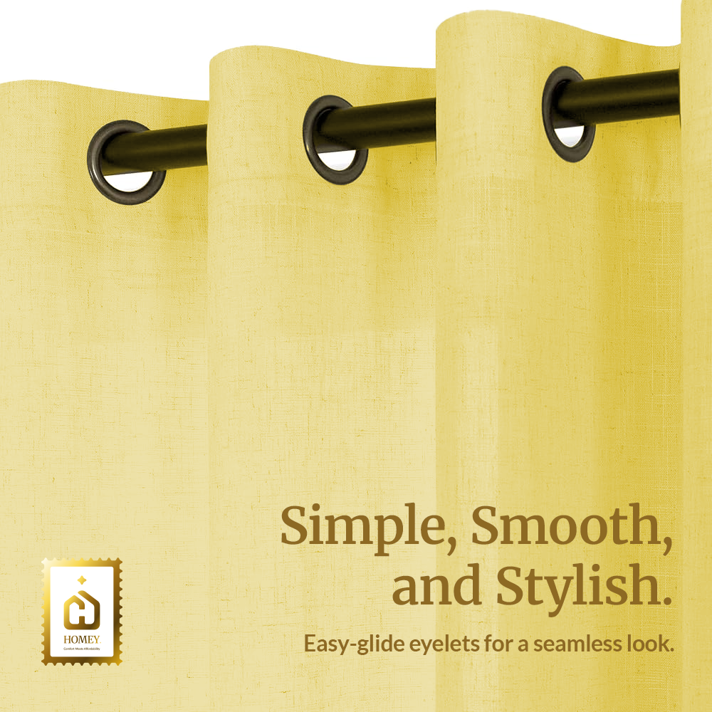 Homey Black-out Curtains - Light Colors Collection