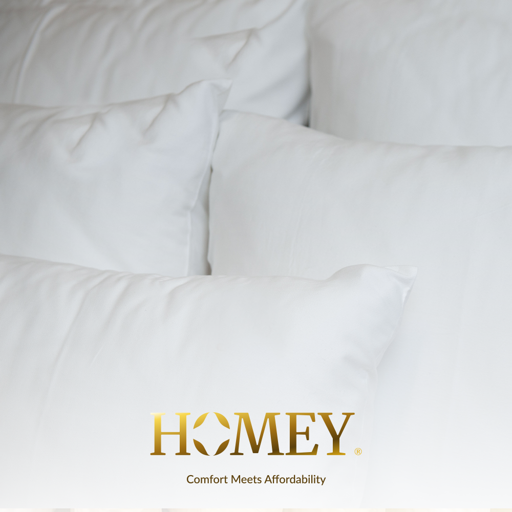 Homey Cloud Soft Hotel-Quality Microfiber Pillow | Ultra Soft & Hypoallergenic