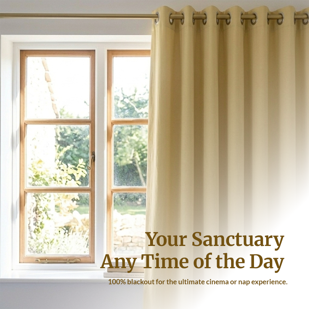 Homey Black-out Curtains - Light Colors Collection