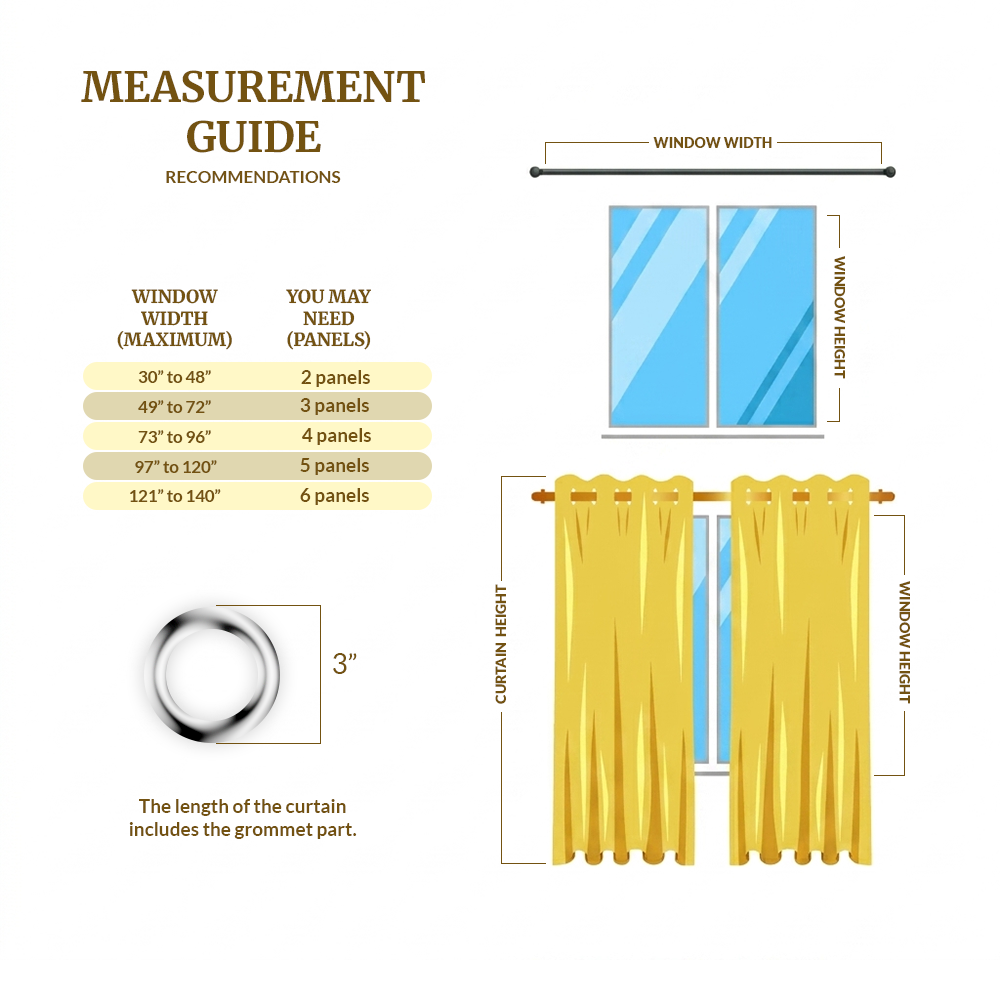 Homey Black-out Curtains - Light Colors Collection