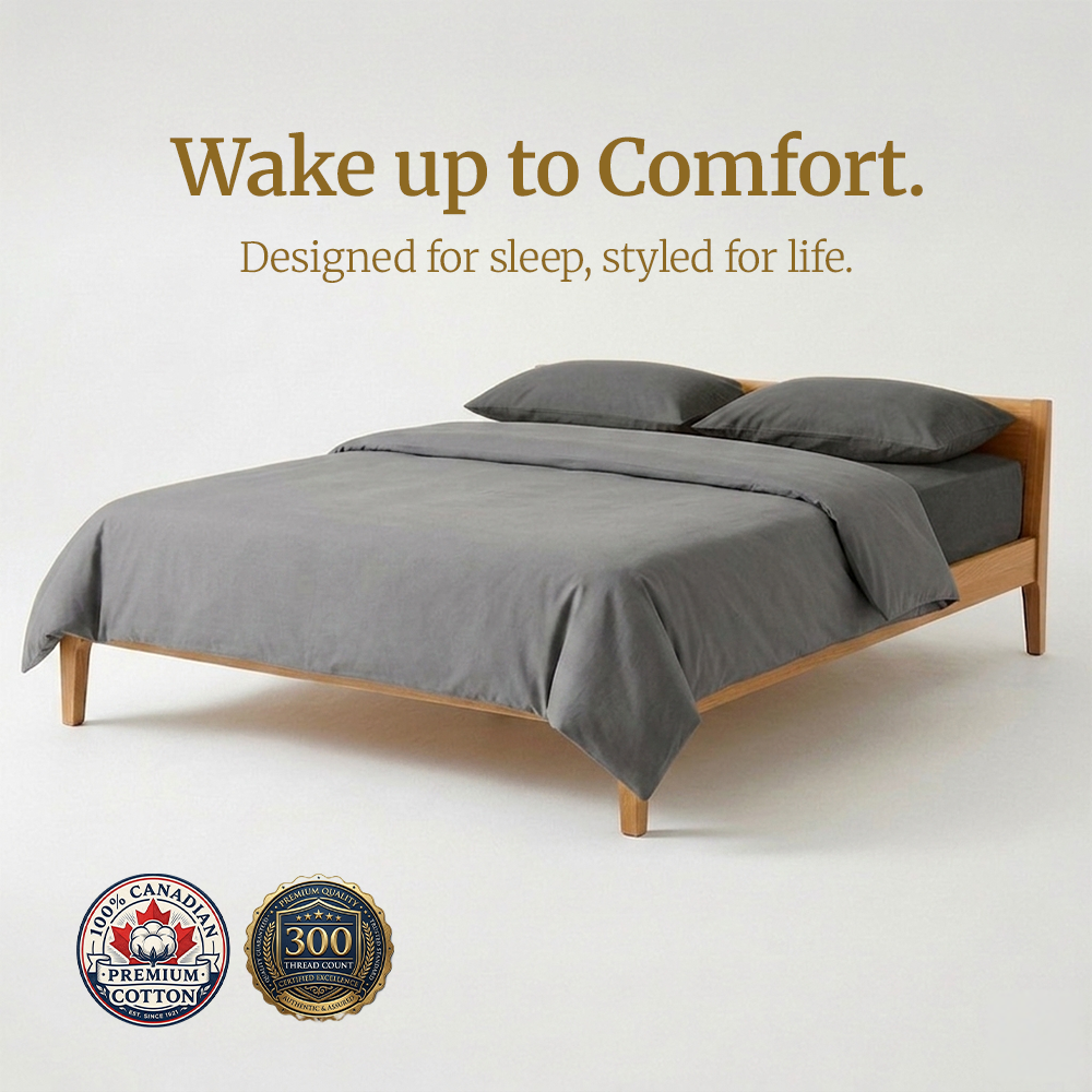 Homey CloudHug 5-in-1 Hotel Set – Comforter, Dual-Tone Duvet, Bedsheet & Pillowcases