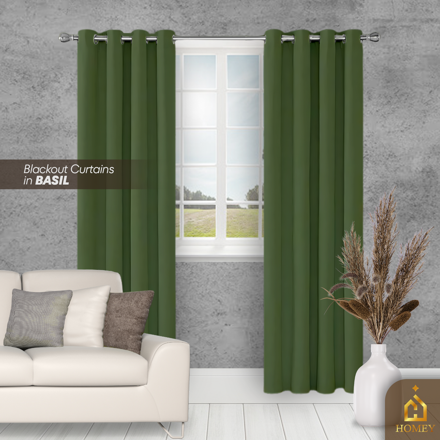 Homey Black-out Curtains - Dark Colors Collection