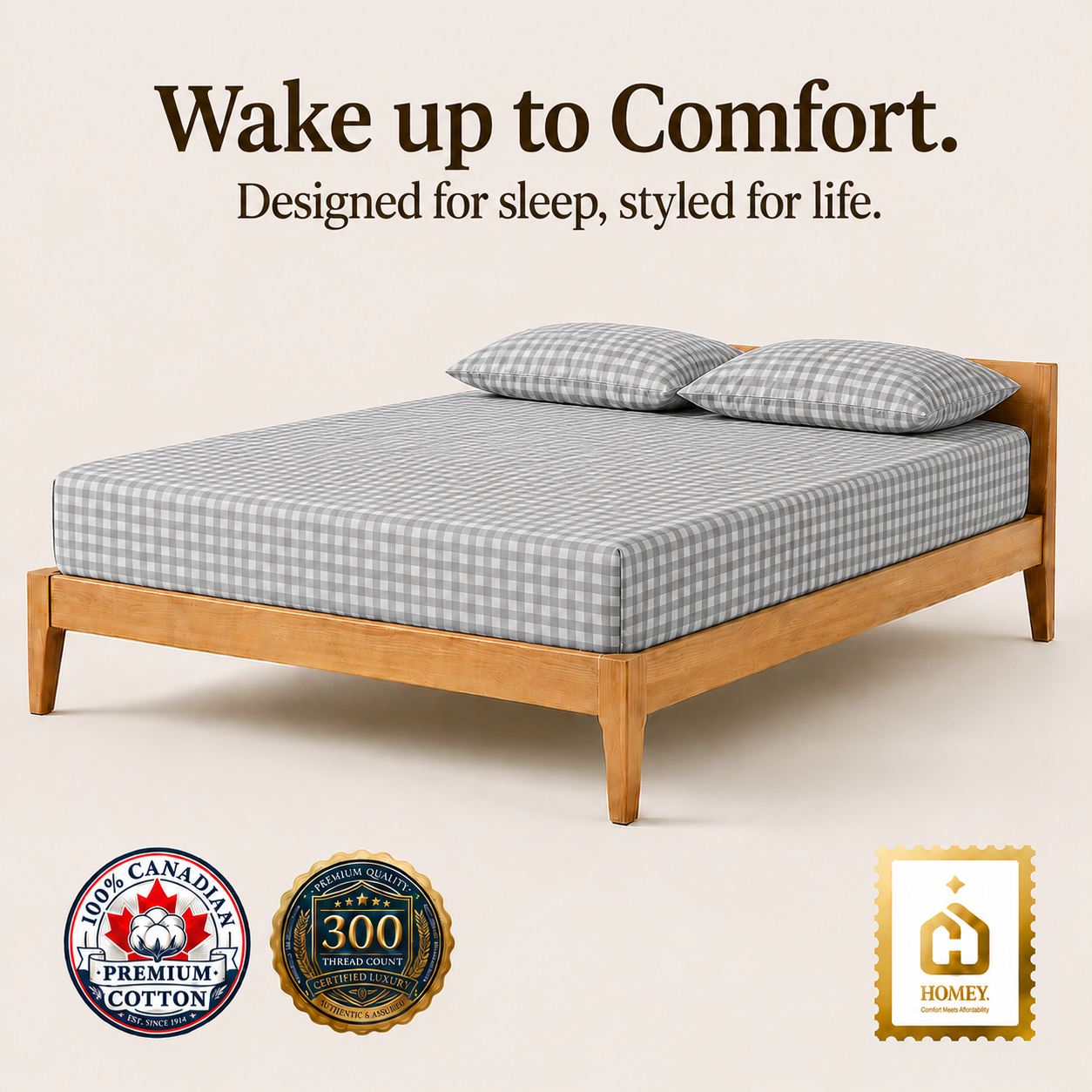 Homey Bedsheet (Korean Checkered Collection)