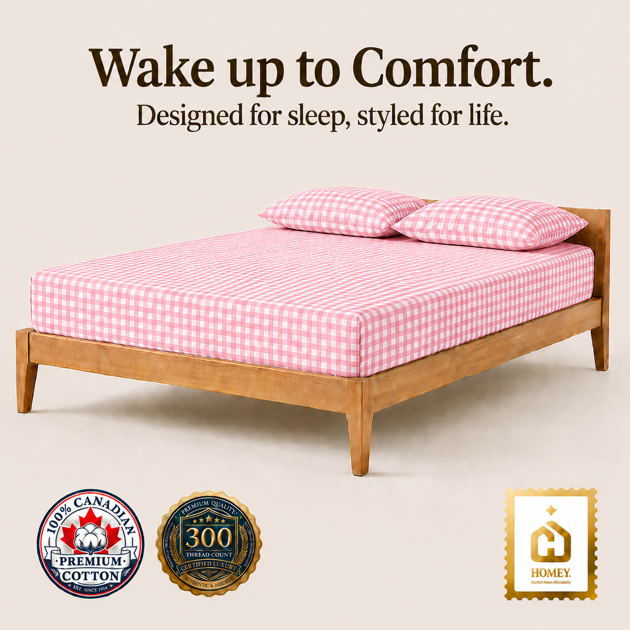 Homey Bedsheet (Korean Checkered Collection)