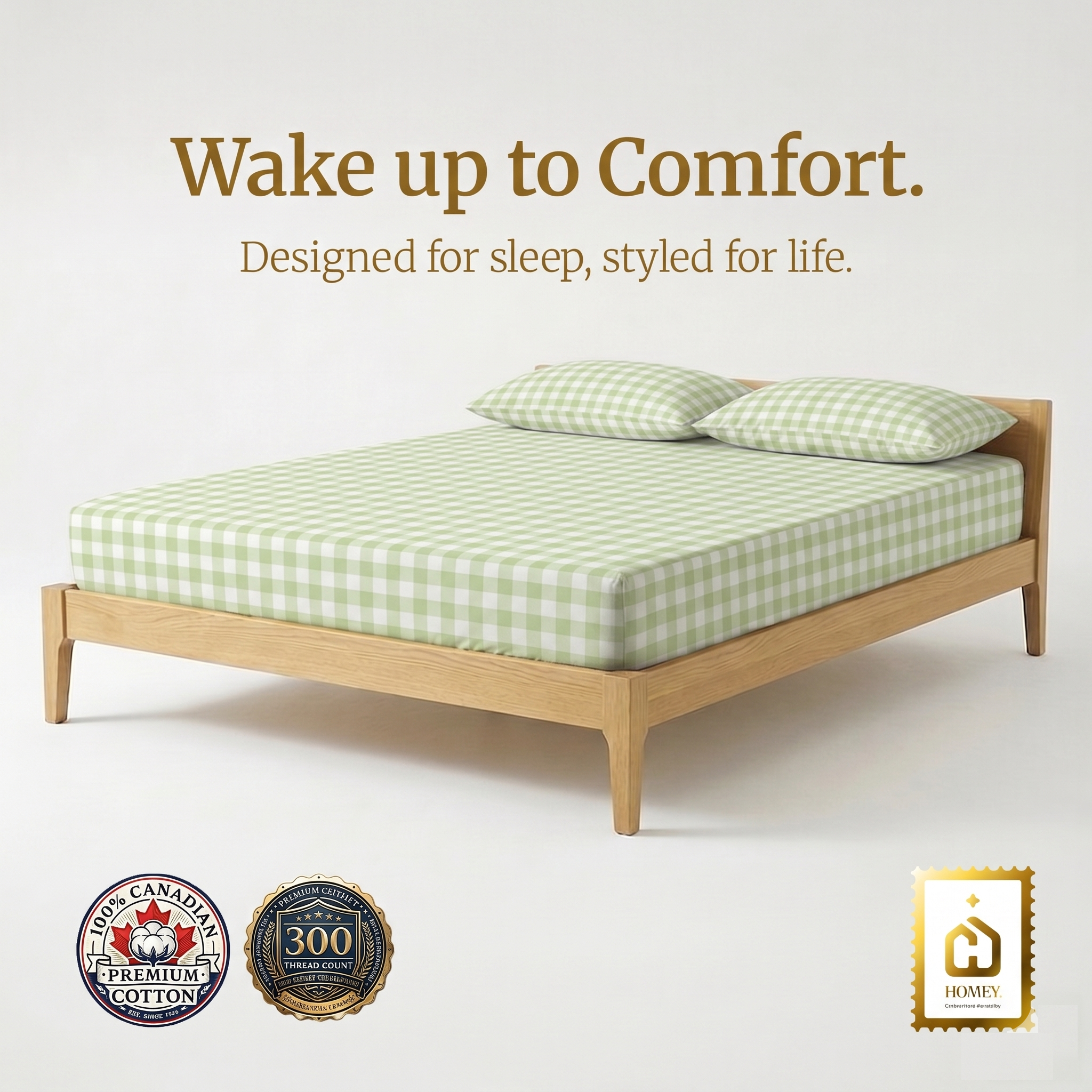 Homey Bedsheet (Checkered Collection)