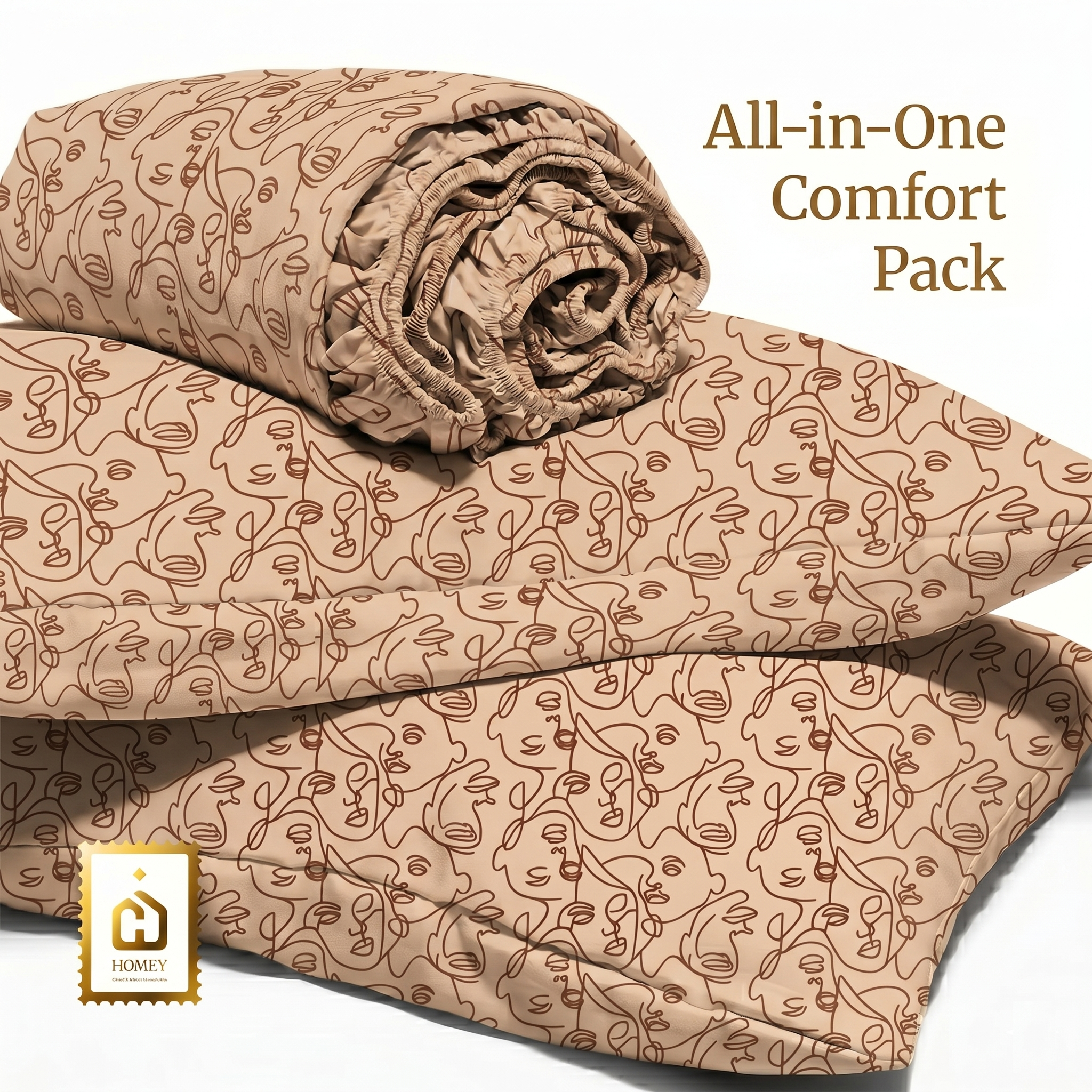 Homey Bedsheet (Face Art Collection)