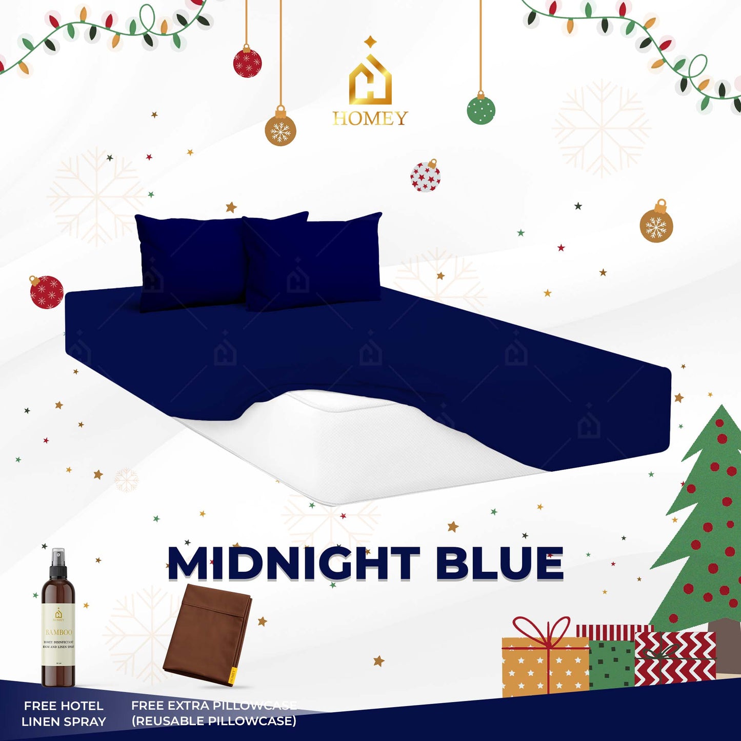 Homey Bedsheet: Single Size (36in x 75in)