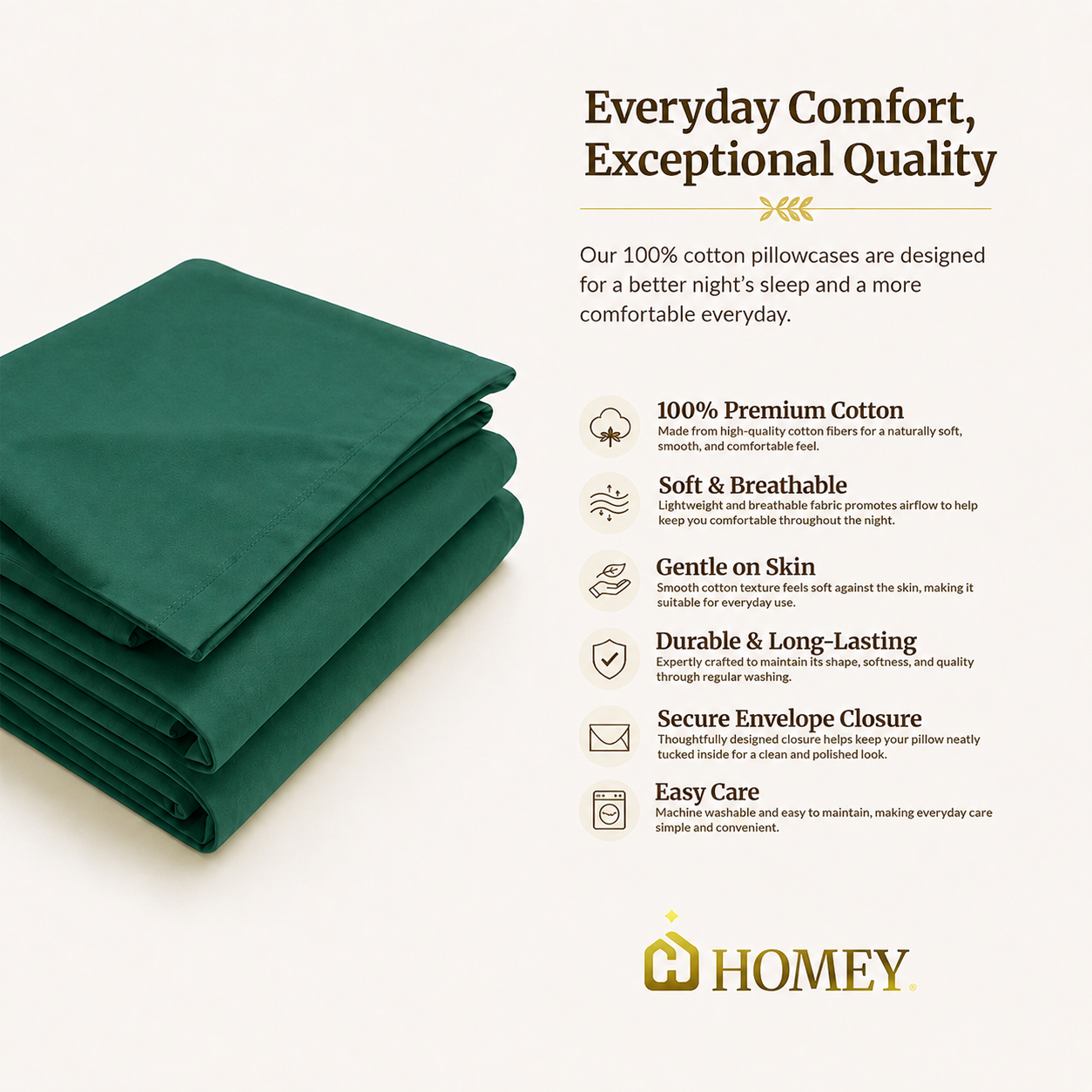 Homey Pillow Case (1pc only)