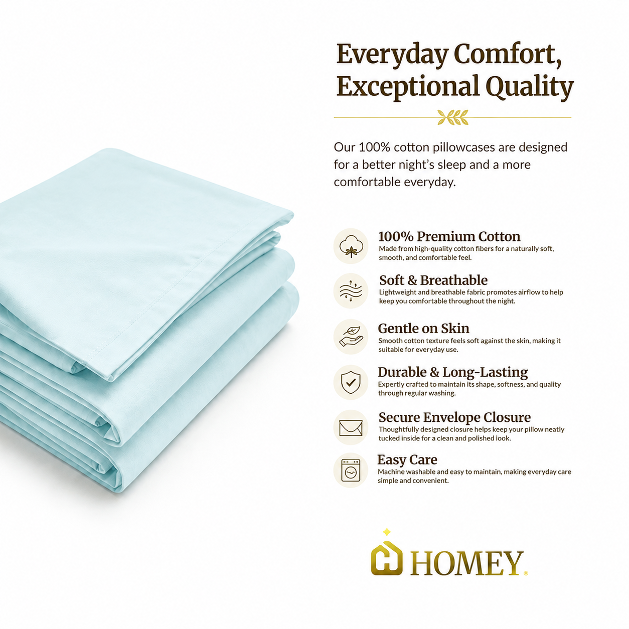 Homey Pillow Case (1pc only)