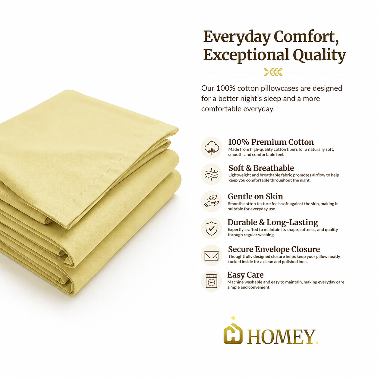 Homey Pillow Case (1pc only)