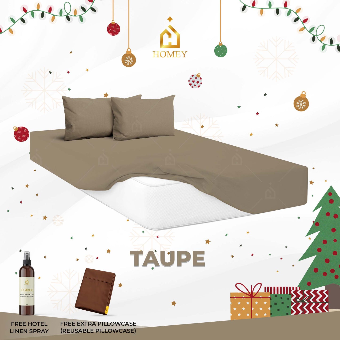 Homey Bedsheet: Single Size (36in x 75in)