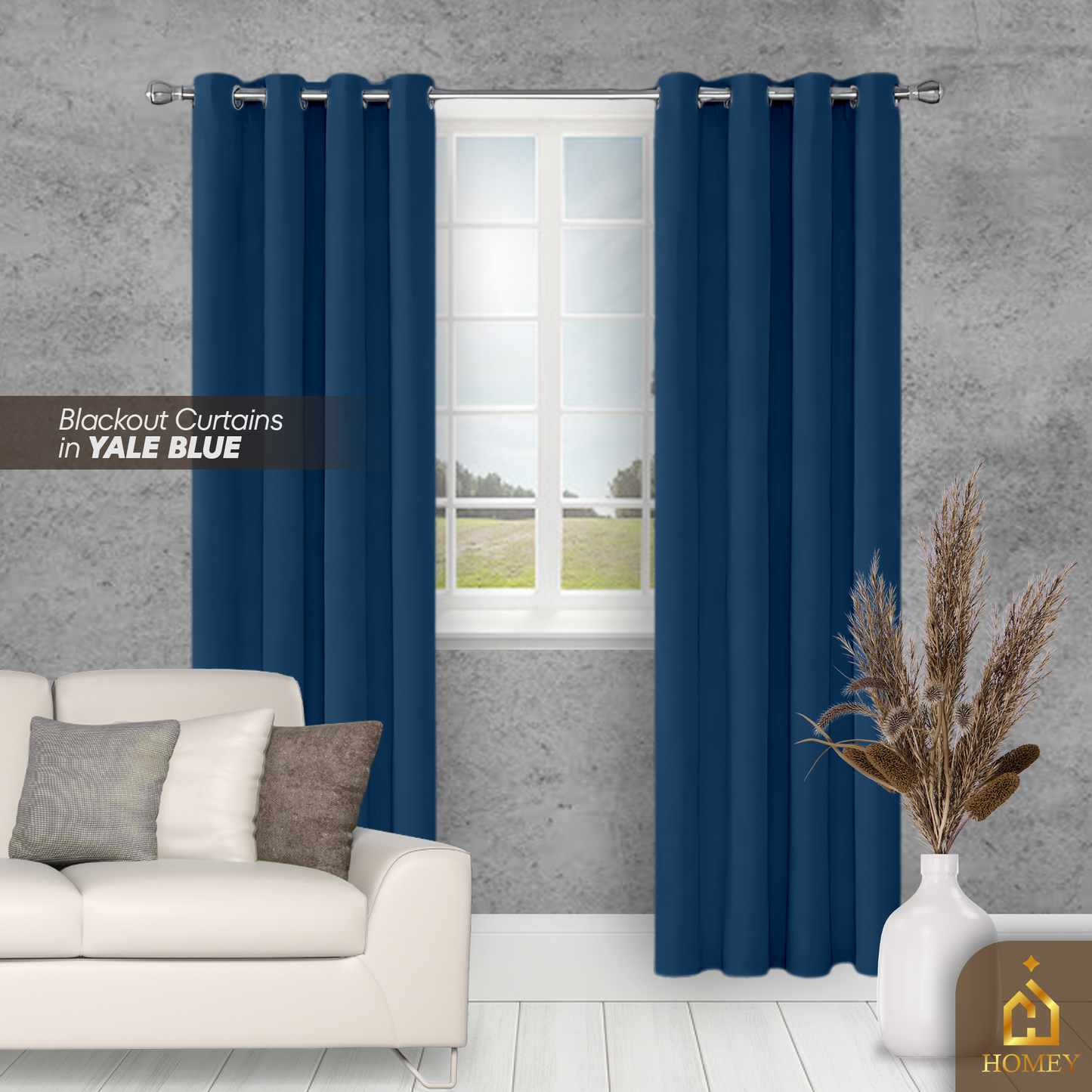 Homey Black-out Curtains - Dark Colors Collection