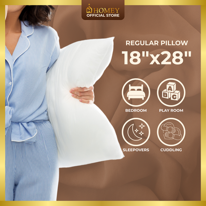 Homey Cloud Body Pillow 18x36inch – Long White Body Pillow for Sleeping, Pregnancy, Side Sleepers, and Bed Support