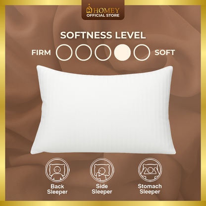 Homey Cloud Body Pillow 18x36inch – Long White Body Pillow for Sleeping, Pregnancy, Side Sleepers, and Bed Support