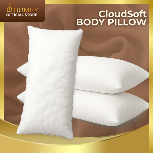 Homey Cloud Body Pillow 18x36inch – Long White Body Pillow for Sleeping, Pregnancy, Side Sleepers, and Bed Support