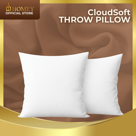Premium 18x18 Throw Pillow – Homey CloudSoft Decorative Pillow for Sofa, Bed & Lounge