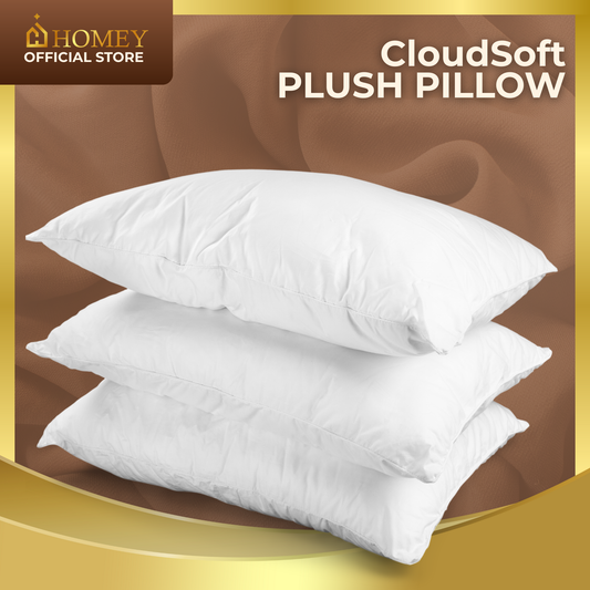 Homey Cloud Soft Pillow 18x28 – Hotel-Quality Ultra Soft Microfiber Pillow | Hypoallergenic & Fluffy for Family Use