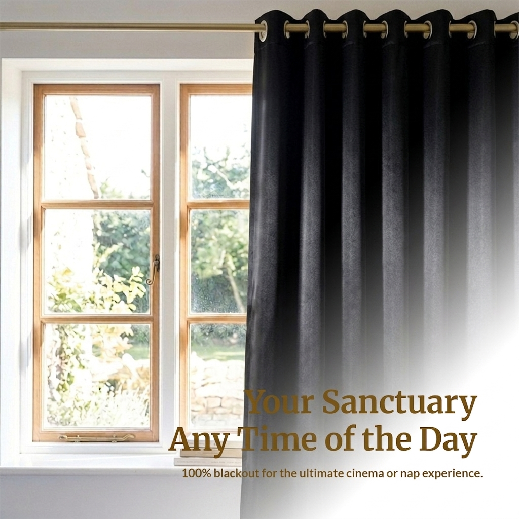 Homey Block Out Curtains