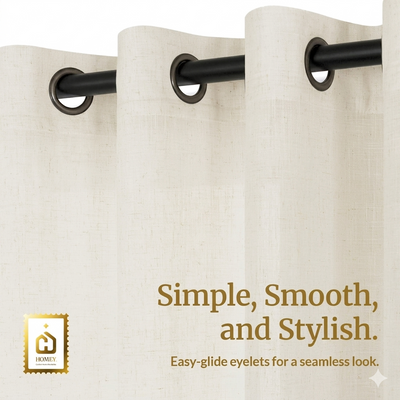 Homey Curtains: Linen Collection