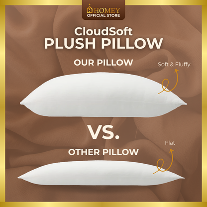 Homey Cloud Body Pillow 18x36inch – Long White Body Pillow for Sleeping, Pregnancy, Side Sleepers, and Bed Support