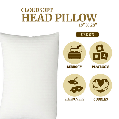 Homey Cloud Soft Hotel-Quality Microfiber Pillow | Ultra Soft & Hypoallergenic