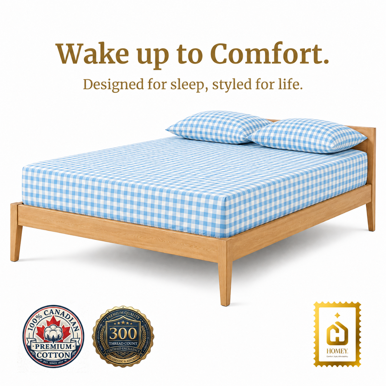 Homey Bedsheet (Korean Checkered Collection)