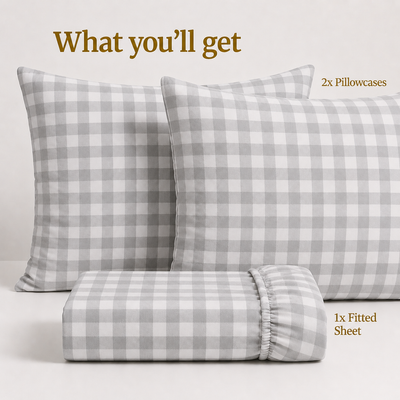 Homey Bedsheet (Korean Checkered Collection)