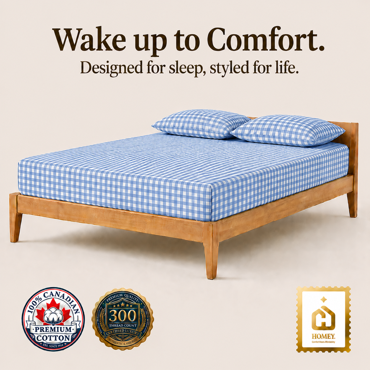 Homey Bedsheet (Korean Checkered Collection)
