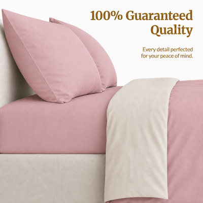 Homey CloudHug 4-in-1 Hotel Set – Dual-Tone Duvet, Bedsheet & Pillowcases