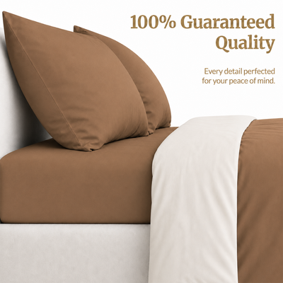Homey CloudHug 4-in-1 Hotel Set – Dual-Tone Duvet, Bedsheet & Pillowcases