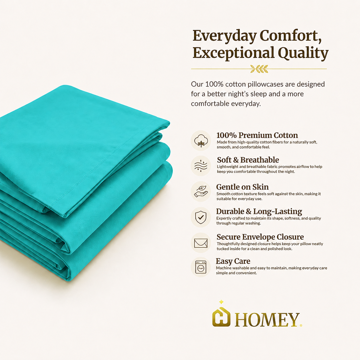 Homey Pillow Case (1pc only)
