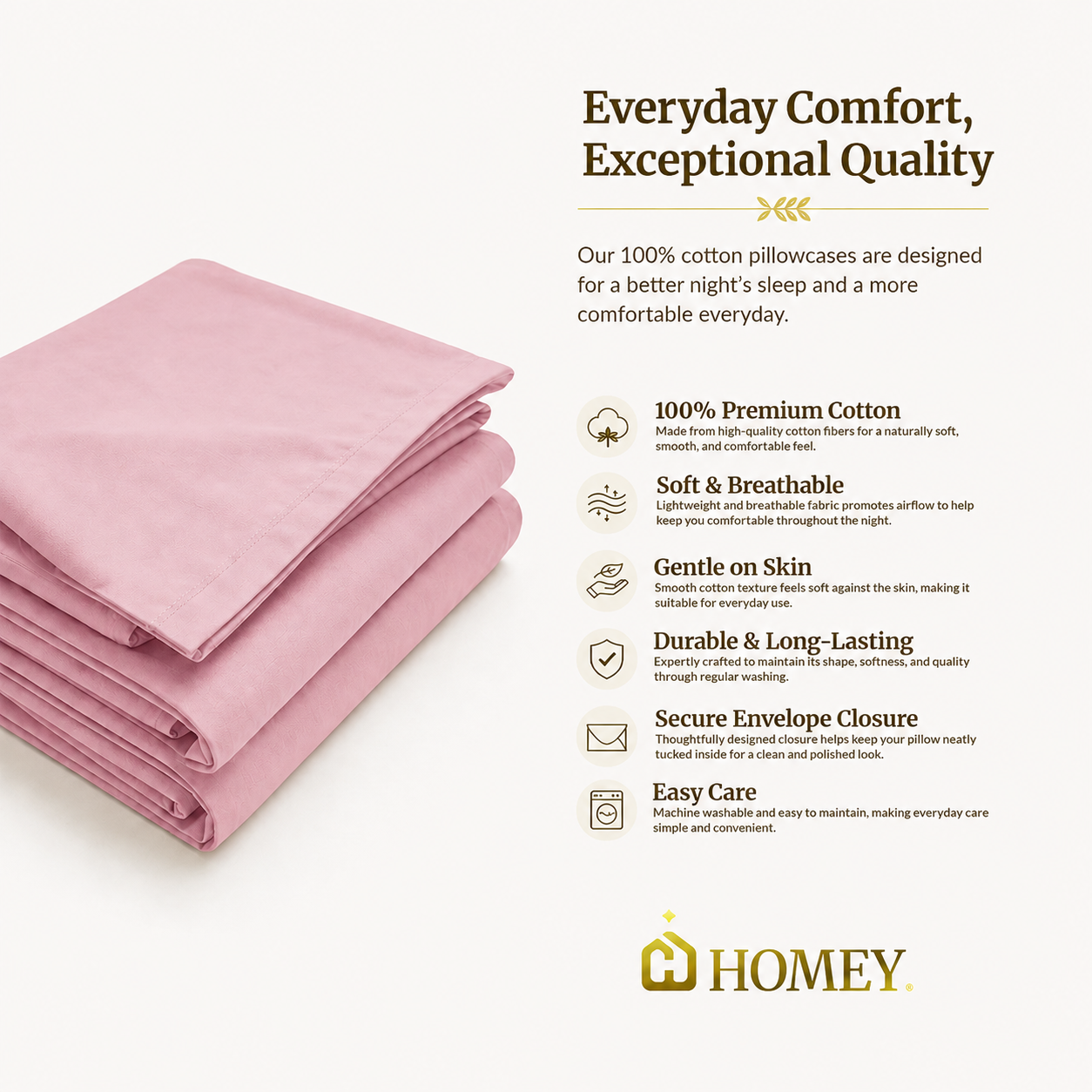 Homey Pillow Case (1pc only)
