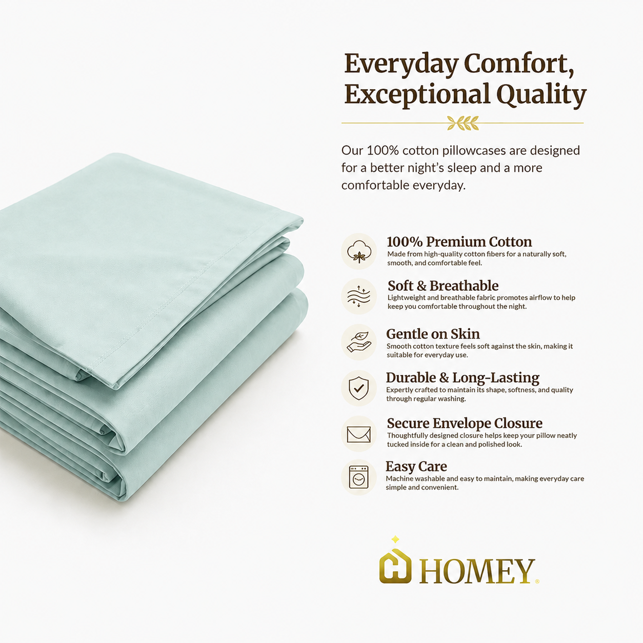 Homey Pillow Case (1pc only)