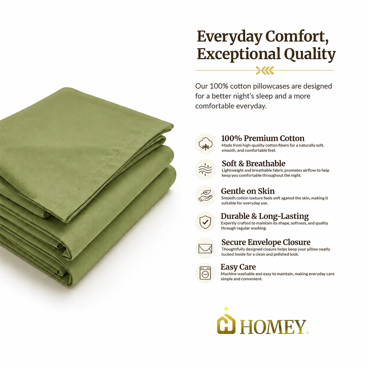 Homey Pillow Case (1pc only)